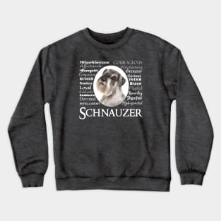 Schnauzer Traits Crewneck Sweatshirt